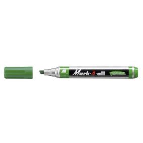 Marker Stabilo Mark-4-all 1-4 mm permanent vágott zöld Marker Stabilo Mark-4-all 1-4 mm permanent vágott zöld