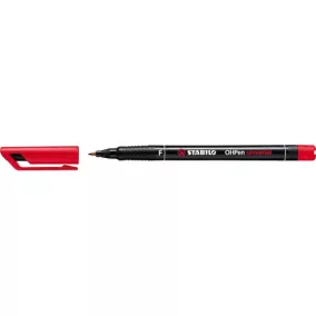 Marker Stabilo OHPen 842 F permanent piros