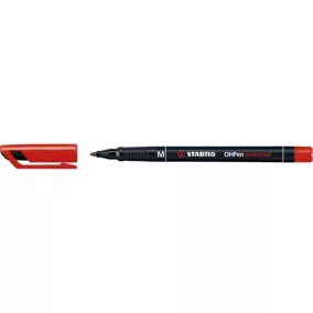 Marker Stabilo OHPen 843 M permanent piros