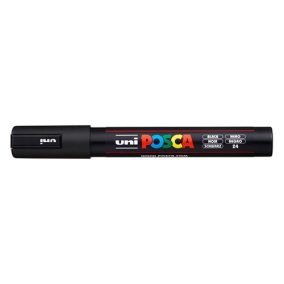 Marker Uni dekor Posca PC-5M Fekete 1,8-2,2 mm Marker Uni dekor Posca PC-5M Fekete 1,8-2,2 mm