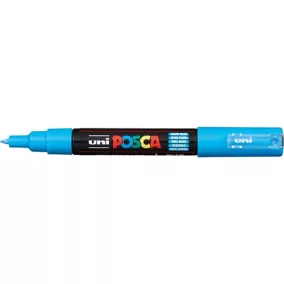 Marker Uni dekor Posca PC-1M Világoskék 0,7 mm