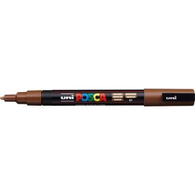 Marker Uni dekor Posca PC-3M Barna 0,9-1,3 mm Marker Uni dekor Posca PC-3M Barna 0,9-1,3 mm