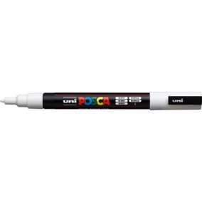 Marker Uni dekor Posca PC-3M Fehér 0,9-1,3 mm Marker Uni dekor Posca PC-3M Fehér 0,9-1,3 mm