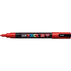 Marker Uni dekor Posca PC-3M Piros 0,9-1,3 mm Marker Uni dekor Posca PC-3M Piros 0,9-1,3 mm