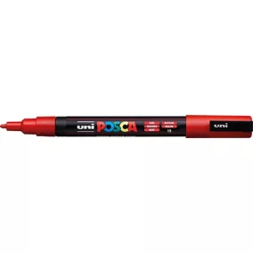 Marker Uni dekor Posca PC-3M Piros 0,9-1,3 mm