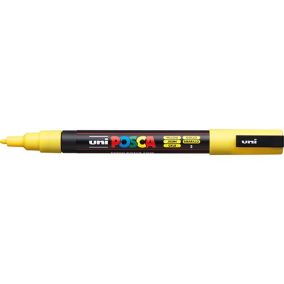 Marker Uni dekor Posca PC-3M Sárga 0,9-1,3 mm Marker Uni dekor Posca PC-3M Sárga 0,9-1,3 mm