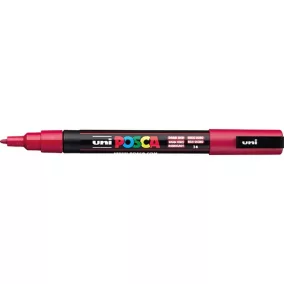 Marker Uni dekor Posca PC-3M Sötét piros 0,9-1,3 mm