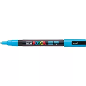 Marker Uni dekor Posca PC-3M Világoskék 0,9-1,3 mm