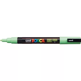 Marker Uni dekor Posca PC-3M Világoszöld 0,9-1,3 mm