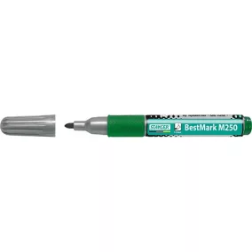 Marker Stanger M250 permanent kerek Softgrip 1-3 mm zöld