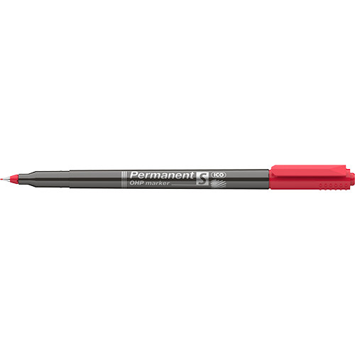 Marker Ico OHP permanent S piros