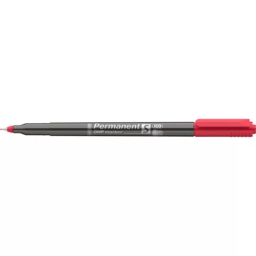 Marker Ico OHP permanent S piros