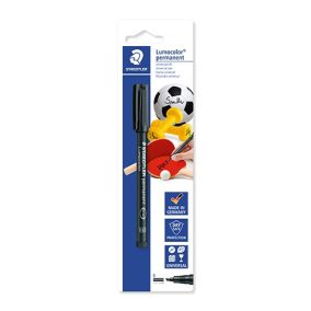 Marker Staedtler Lumocolor permanent B fekete sporteszközök jelölése bliszteres   Marker Staedtler Lumocolor permanent B fekete sporteszközök jelölése bliszteres