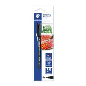 Marker Staedtler Lumocolor permanent M fekete konyhai címkézés bliszteres   Marker Staedtler Lumocolor permanent M fekete konyhai címkézés bliszteres