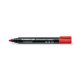 Marker Staedtler Lumocolor permanent kerek piros Marker Staedtler Lumocolor permanent kerek piros