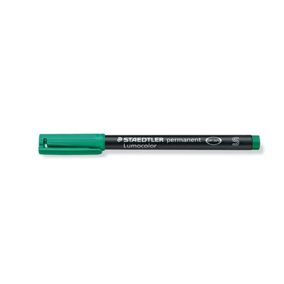 Marker Staedtler Lumocolor permanent S zöld Marker Staedtler Lumocolor permanent S zöld