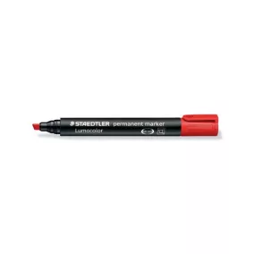 Marker Staedtler Lumocolor permanent vágott piros