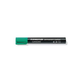 Marker Staedtler Lumocolor permanent vágott zöld Marker Staedtler Lumocolor permanent vágott zöld