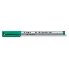 Marker Staedtler Lumocolor non-permanent F zöld Marker Staedtler Lumocolor non-permanent F zöld