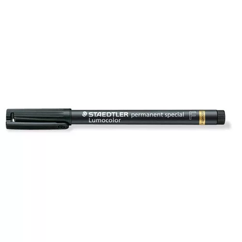 Marker Staedtler Lumocolor permanent F fekete speciális