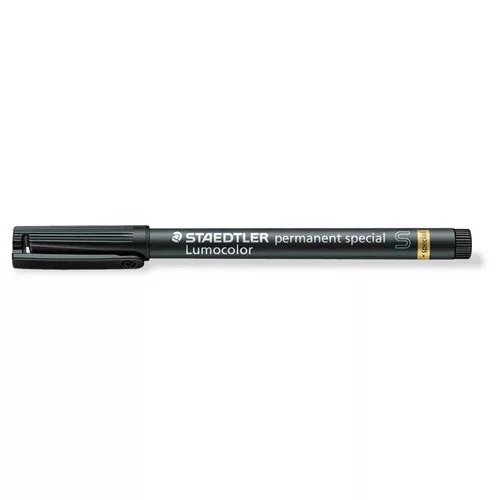 Marker Staedtler Lumocolor permanent S fekete speciális