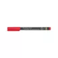 Marker Staedtler Lumocolor permanent F piros speciális