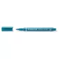 Marker Staedtler dekor 1-2 mm kerek hegyű metálkék