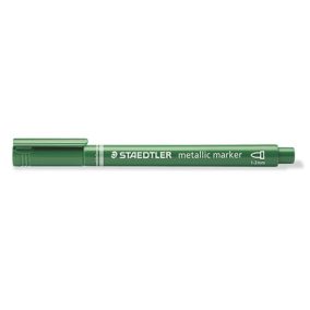 Marker Staedtler dekor 1-2 mm kerek hegyű metálzöld Marker Staedtler dekor 1-2 mm kerek hegyű metálzöld