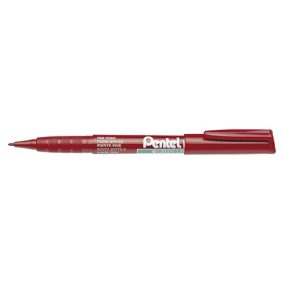 Marker Pentel NMS50-B permanent 2 mm piros Marker Pentel NMS50-B permanent 2 mm piros