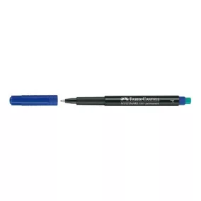 Marker Faber-Castell permanent F kék