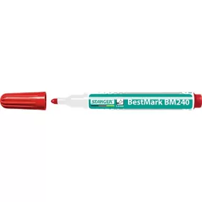 Táblamarker Stanger BM240 kerek 1-3 mm piros