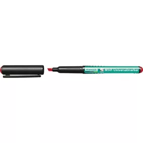 Marker Stanger M141 permanent piros vágott hegyű
