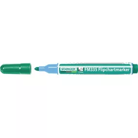 Flipchartmarker Stanger FM335 kerek 1-3 mm zöld