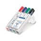   Táblamarker Staedtler Lumocolor kerek 4 db-os klt. (piros, kék, zöld, fekete)