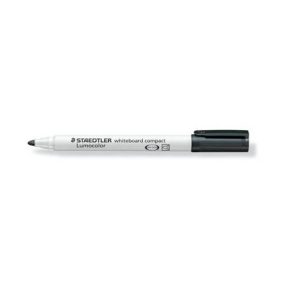 Táblamarker Staedtler Lumocolor Compact kerek fekete Táblamarker Staedtler Lumocolor Compact kerek fekete