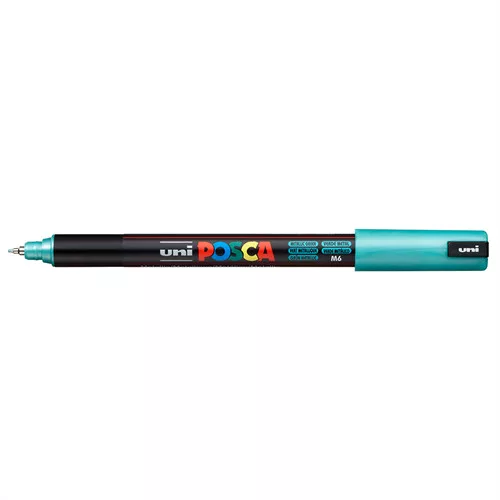 Marker Uni dekor Posca PC-1MR Metál zöld 0,7 mm