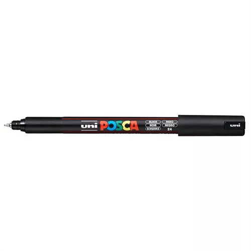 Marker Uni dekor Posca PC-1MR fekete 0,7 mm