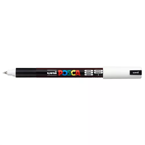 Marker Uni dekor Posca PC-1MR fehér 0,7 mm
