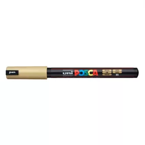 Marker Uni dekor Posca PC-1MR arany 0,7 mm