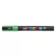Marker Uni dekor Posca PC-3M csillámló zöld 0,9-1,3 mm