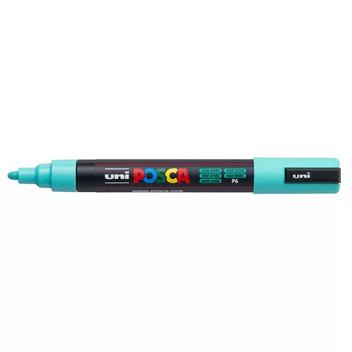 Marker Uni dekor Posca PC-5M tengerzöld 1,8-2,5 mm