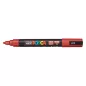 Marker Uni dekor Posca PC-5M rubint piros 1,8-2,5 mm