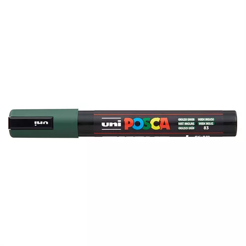 Marker Uni dekor Posca PC-5M angol zöld 1,8-2,5 mm