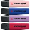 Szövegkiemelő Stabilo Boss Original NatureCOLORS Wildflowers 4 db-os klt.(hajnalpír, utlramarinkék, lila, burgundi)