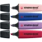  Szövegkiemelő Stabilo Boss Original NatureCOLORS Wildflowers 4 db-os klt.(hajnalpír, utlramarinkék, lila, burgundi)