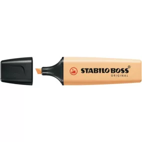 Szövegkiemelő Stabilo Boss Original Pastel fakó narancs