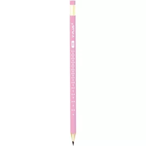   Grafitirón Y-Plus+ Star Pastel HB háromszögletű radíros 12 db/doboz