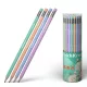 Grafitirón ErichKrause Pastel Bloom HB háromszögletű radírral