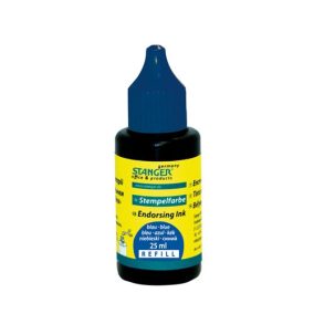 Bélyegzőfesték Stanger 25 ml kék Bélyegzőfesték Stanger 25 ml kék