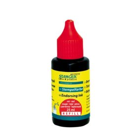 Bélyegzőfesték Stanger 25 ml piros Bélyegzőfesték Stanger 25 ml piros